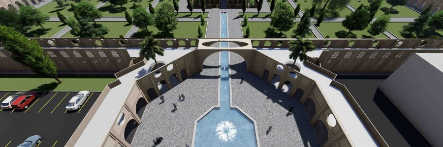 طراحی باغ بهارخسرو با هدف احیاء الگوی باغ ایرانی